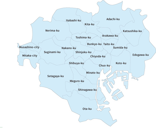 Applicable range of set fee zone from and to Narita Airport